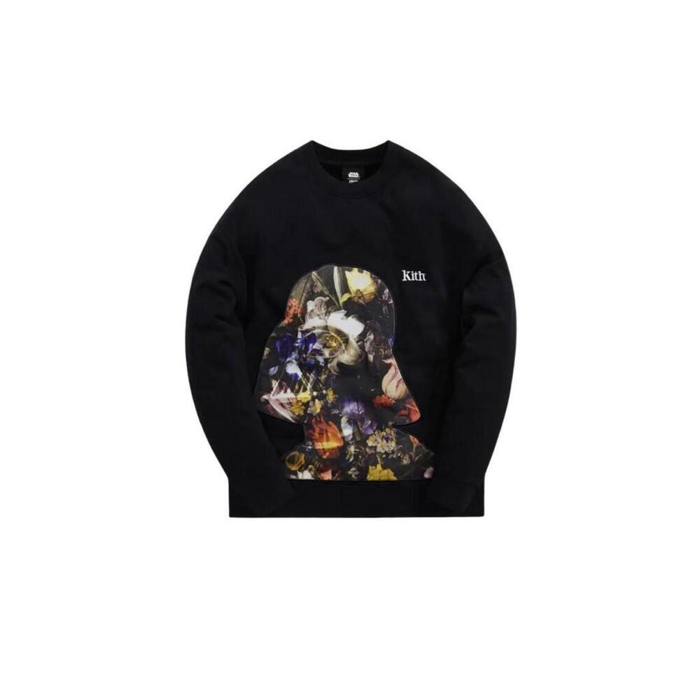 Kith Star Wars Earth Vader Floral Sweatshirt Crewneck Xl EUC
